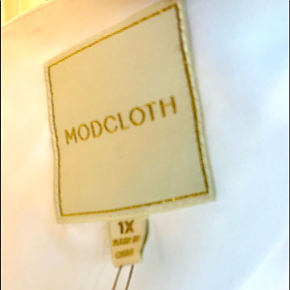 Mod Cloth A-Line White Wedding/Bridal Party Dress - Picture 8 of 11